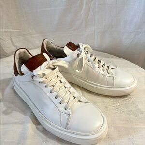 Good Man Brand White and Brown Sneakers Men’s Size 8.5